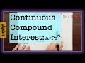 Understanding Continuously Compounding Interest