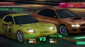 Drift attack race vs Sacredjonah, Static Shift Racing Gameplay