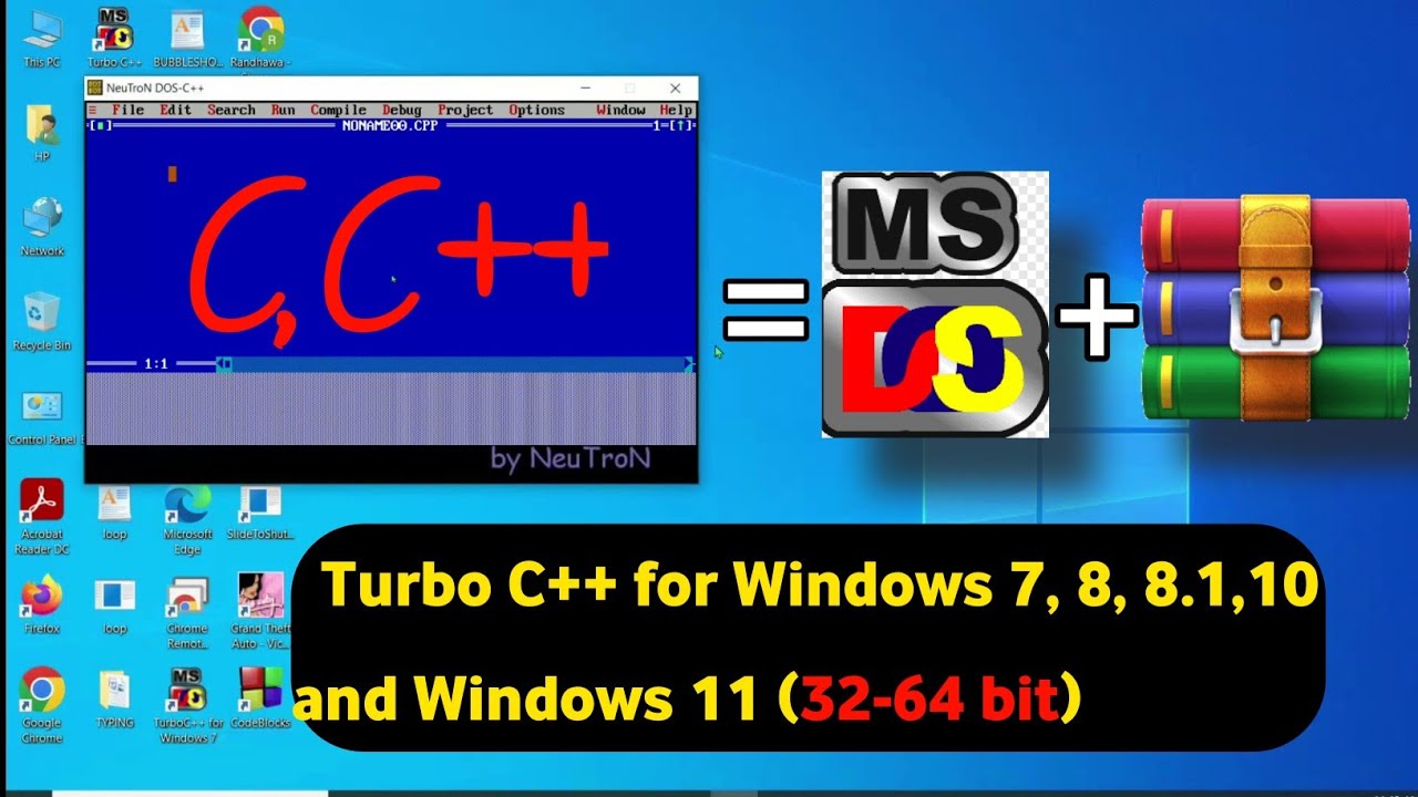Download Turbo C++ for Windows 7, 8, 8.1, 10 and Windows 11 (32-64 bit ...
