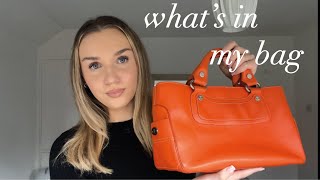 what's in my bag | vintage Celine bag review