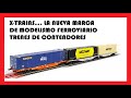 X-Trains 2390002 y 2390021 | Vagones Sggmrss VTG y Wascosa con contenedores de 45 pies | H0