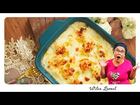 COUVE-FLOR GRATINADA: FÁCIL,