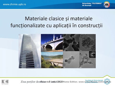 Materiale clasice si materiale functionalizate cu aplicatii in constructii