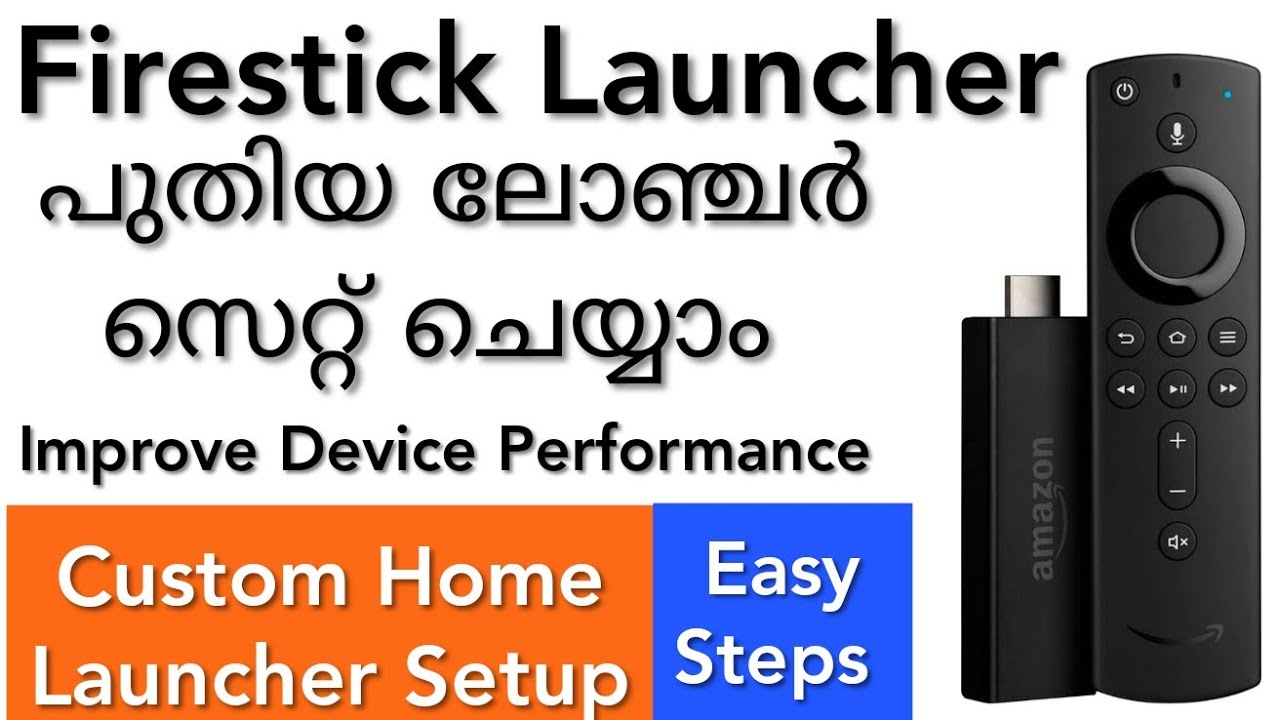 New Launcher For Fire TV Stick | Custom Home Launcher Setup | Improve ...