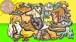 1966 Cadaco Animals Cluster Puzzle No. 1 Jumble-Fits Demonstration