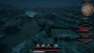 Path of Titans Tyrannotitan CLIFF TIPS TRICKS - Gondwa Big Quill Lake