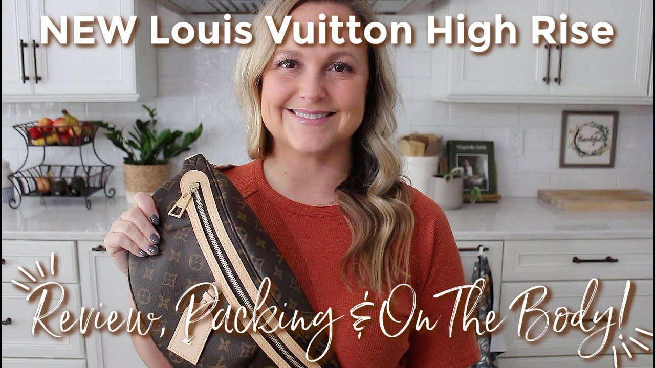 LOUIS VUITTON  High Rise Belt Bag Review, Packing & On The Body