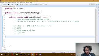 CIS 1068  - Data Types in Java