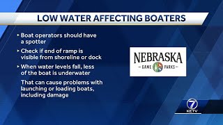 Nebraska boaters are urged to use caution this spring due to low water levels