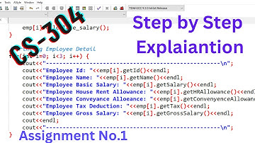 Cs304 - OOP-Assignment No.1 Solution | Current Semester | Spring 2022
