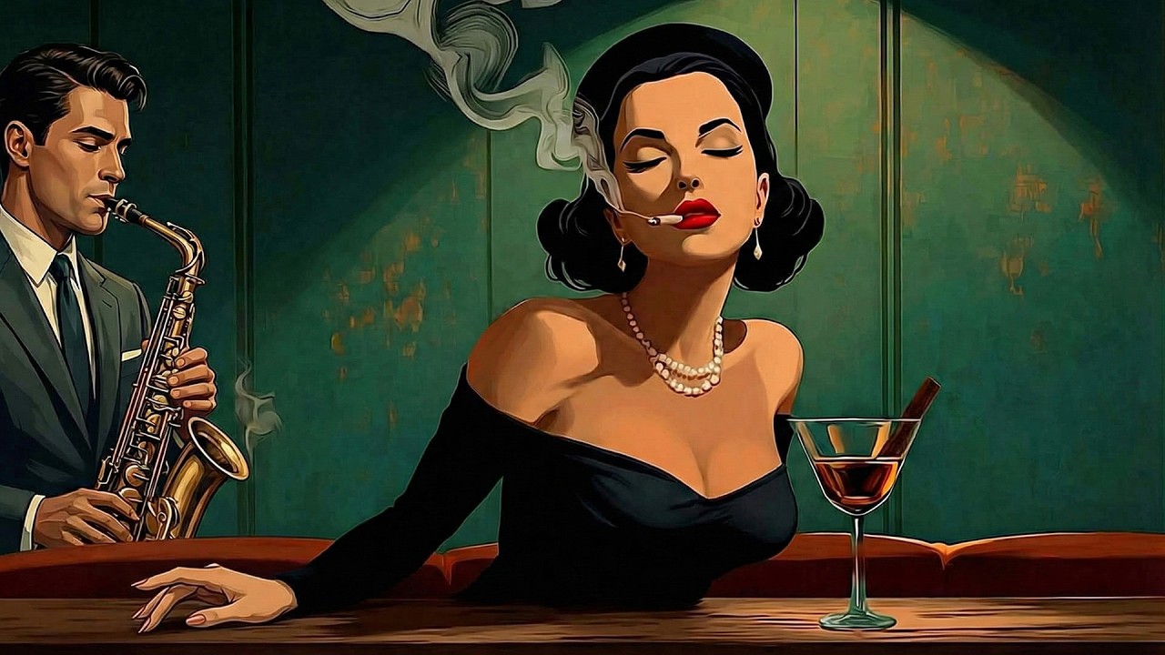 1940s Night Jazz Bar Playlist – Winter Nostalgic Jazz Classics 🎷