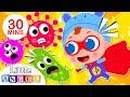 Super Baby John Defeats Germs | +More Nursery Rhymes & Kids Songs by Little Angel