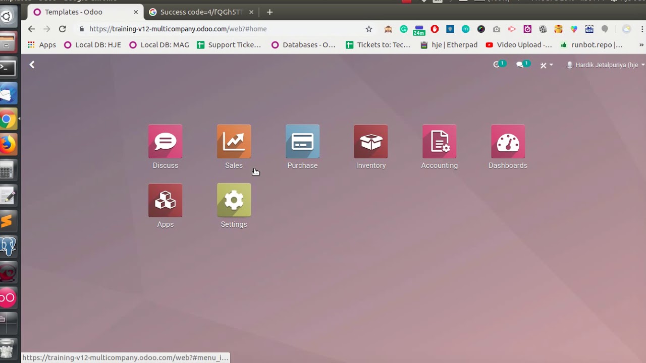 Version 12: Google Spreadsheet Configuration with Odoo