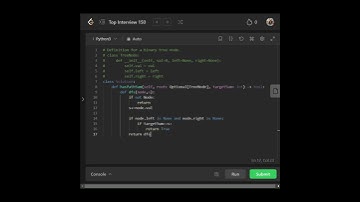 Path Sum with Python