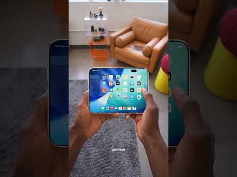 No Crease?! First Look at the Apple iPhone Fold.🤯 #smartphone #iphonefold  #technews