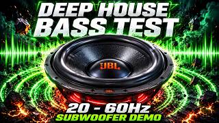 EXTREME Subwoofer Bass Test: Deep House Mix for Infrasonic & Low Frequency Power 🔊💨