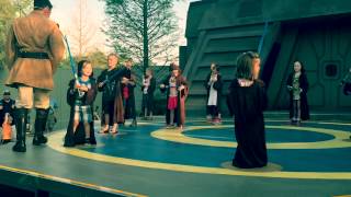 Padawan Zimmerman Trains In The Jedi Academy