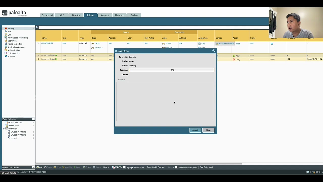 How to initially migrate legacy transparent ips/fw to NGFW Palo Alto Transparent using virtual wire