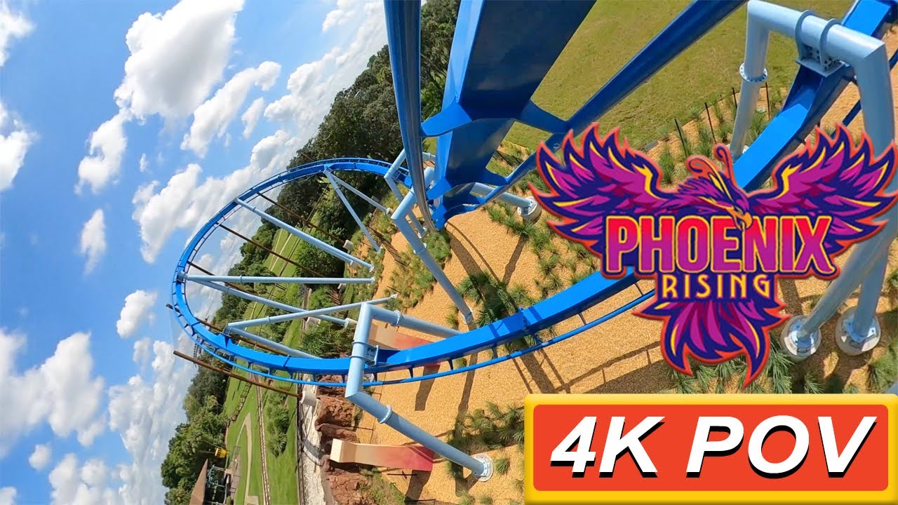 Phoenix Rising **NEW FOR 2024** (4K Front Seat POV)- Busch Gardens ...