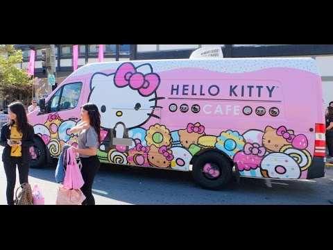  Hello  Kitty  Food Truck in San  Francisco  on April 12 2021 