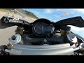 Kawasaki H2 - World Record half a mile 364 Km/h GPS (226 MPH) - Still testing