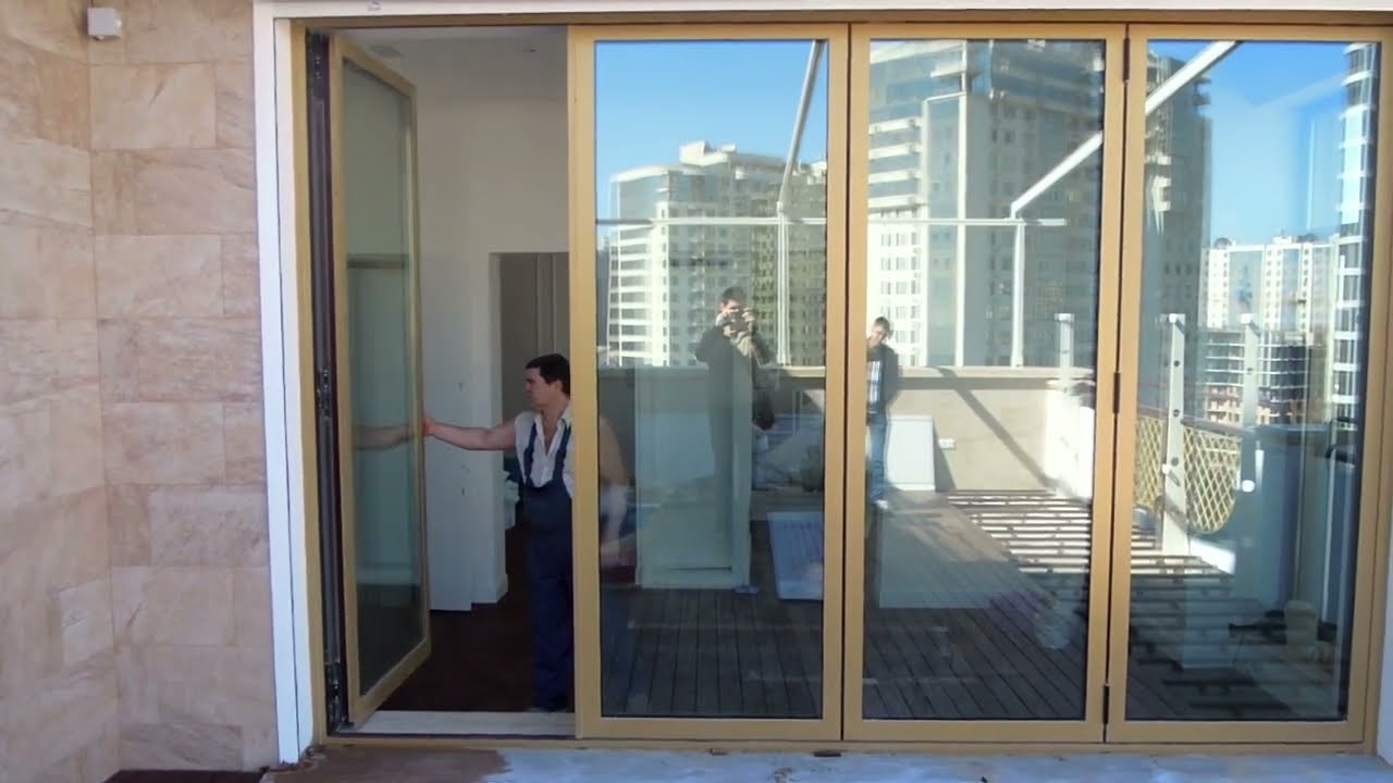 Folding door CF 77 Reynaers Aluminium