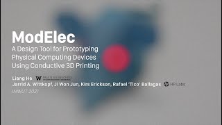 ModElec: A Design Tool for Prototyping Physical Computing Devices Using Conductive 3D Printing