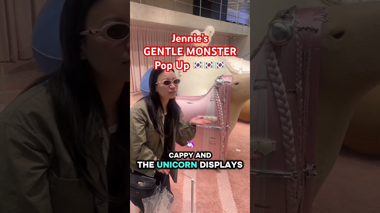 Jennie Kim BLACKPINK GENTLE MONSTER Popup Store SEOUL SOUTH KOREA