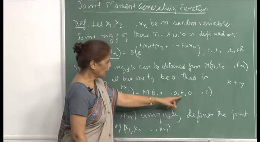 Mod-01 Lec-23 Strong law of large numbers, Joint mgf.