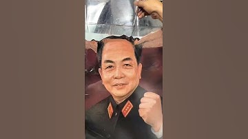 Hoạ sĩ làm Tranh cát chân dung Đại Tướng Võ Nguyên Giáp | #tranhcat #tranhcatmyart #sandart
