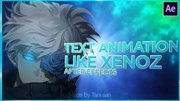 How to make Text Animation Like Xenoz/Neptun