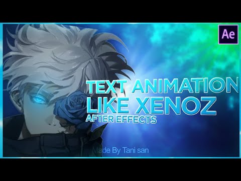 How to make Text Animation Like Xenoz/Neptun