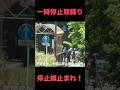 警察官警戒中!普段からこんな運転なのか!停止線をブッチぎった二輪車の末路