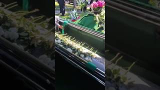 Burial at Belmont  memorial