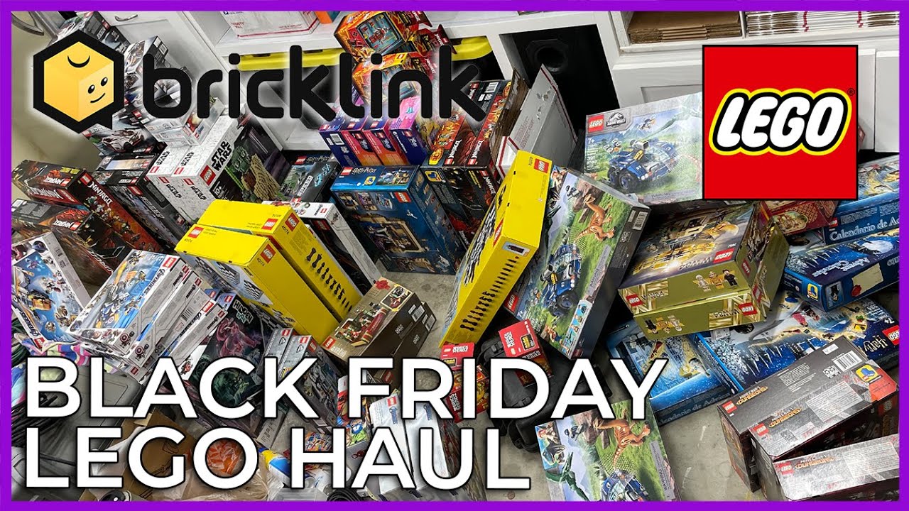 HUGE BLACK FRIDAY LEGO HAUL!!! Plus Our Backlog of LEGO to Part Out