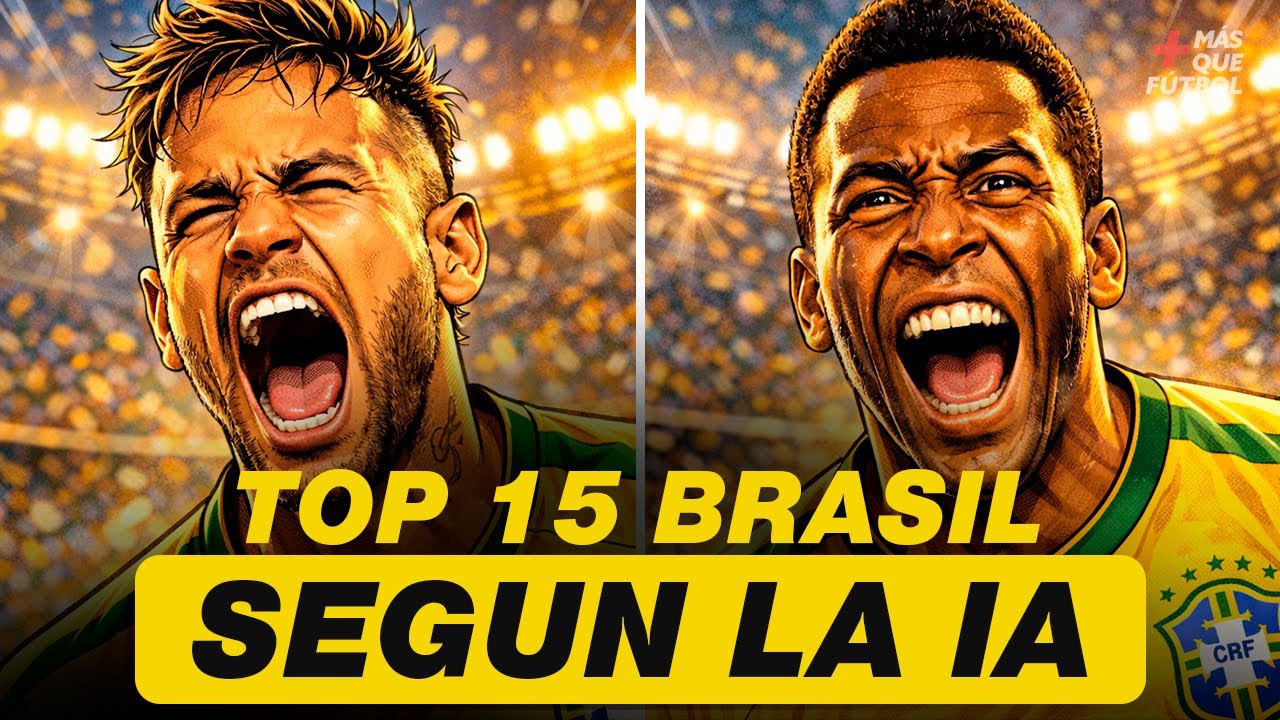 Los 15 MEJORES Futbolistas Brasileños según 5 IAs