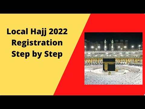 How To Apply For Local Hajj Registration - 2022| Local Hajj 2022 Registration Started Step By Step|