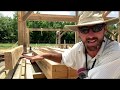 Timber Frame VLOG - Building Post and Beam Walls and Floors