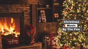 2 Hours Of Soft Christmas Music (with snow fall and crackling fire sounds)