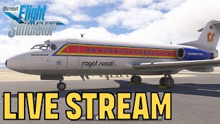 Microsoft Flight Simulator 2024 - Fokker F28 To Duke Bush Trip In The Dunes