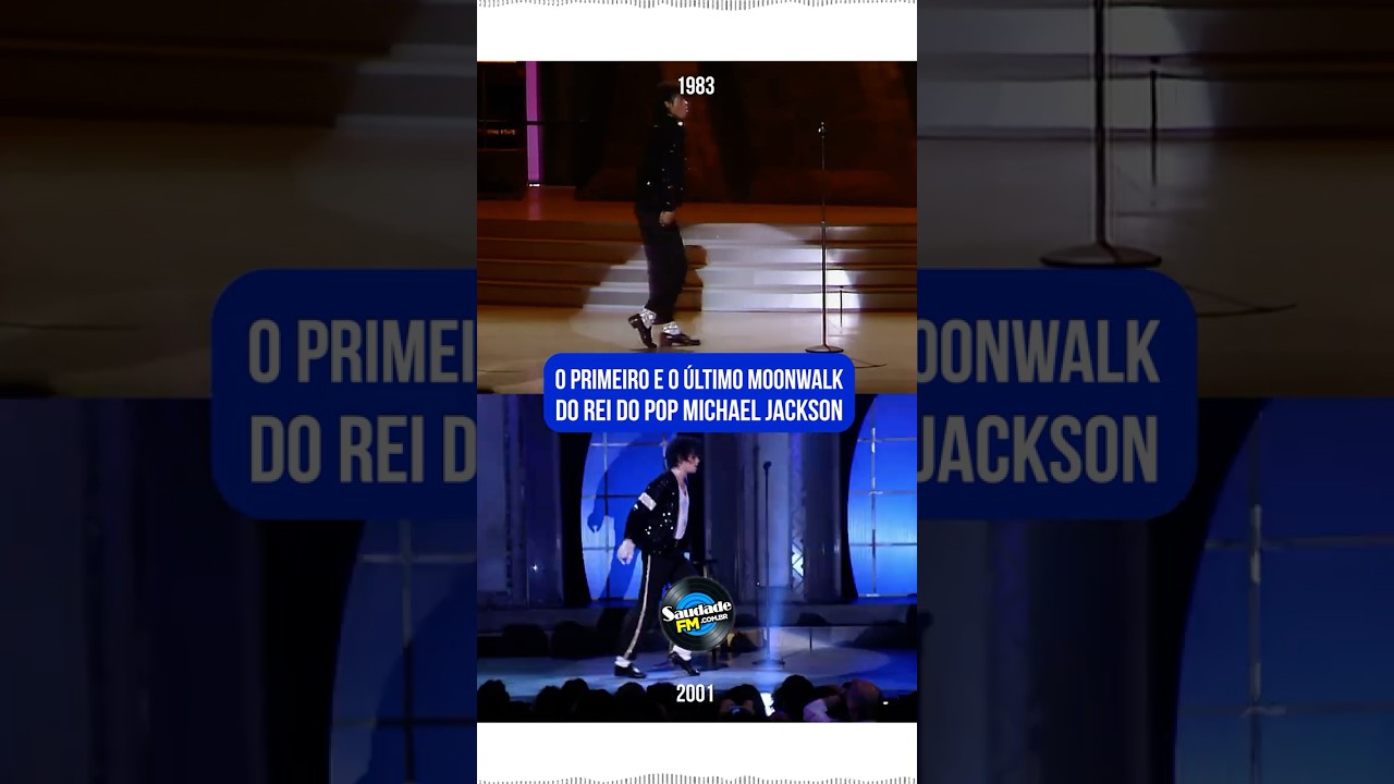 O PRIMEIRO E O ÚLTIMO #MOONWALK DO REI DO POP #MICHAELJACKSON #pop #popmusic #dance #80s #00s