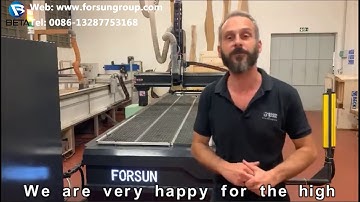 ATC Siemens controller with safety light curtain CNC Router customer feedback