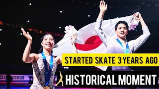 🥇Riku Miura / Ryuichi Kihara 222,16 - New World Champions pair figure skating