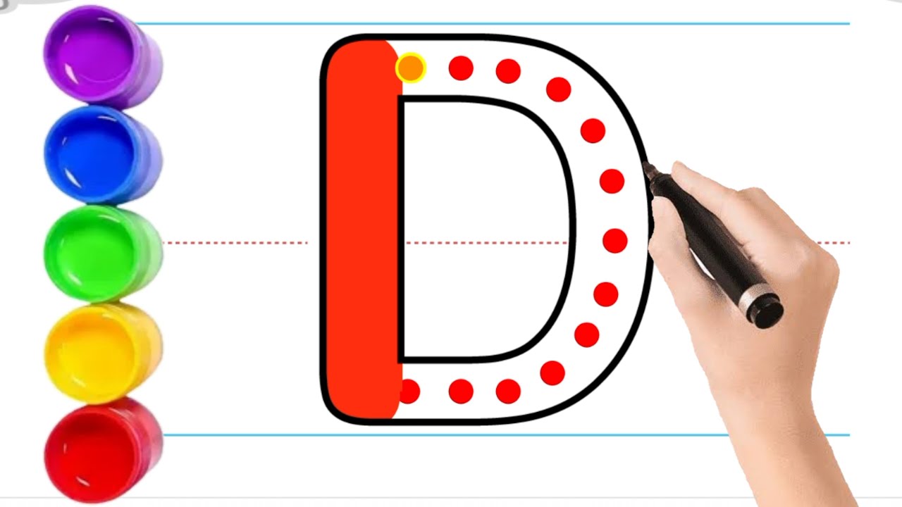 ABCD learning for kids l ABCD Tracking for kids l A to Z alphabet ...