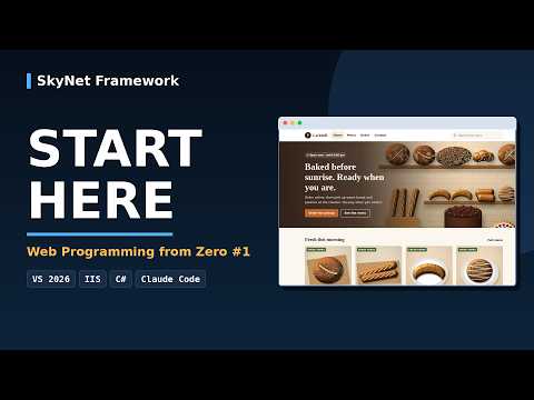 Beginner Web Build #1 – Start Here: Your Roadmap (ASP.NET Core, C#, Visual Studio, IIS)