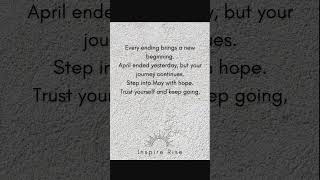 New Month, New Hope | Your Journey Continues #innerpeace