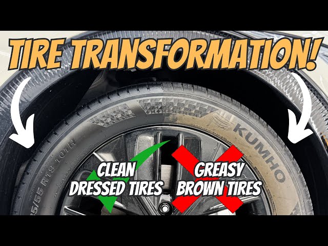 tire dressing that doesn't turn brown Avoid THIS To Keep Your Tires From Turning Brown. The Proper Way To Clean And Dress Tires! Tire cleaning