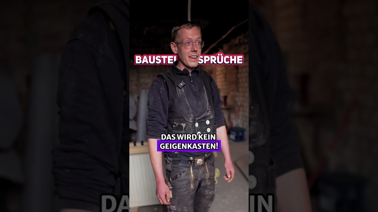 Julian's Baustellenspruch 😂  