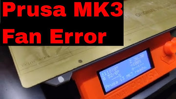 Prusa MK3 - Err: PRINT FAN ERROR FIX!!!