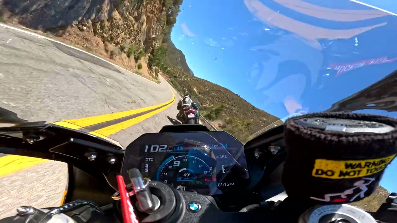 Fast R1 rider in jeans